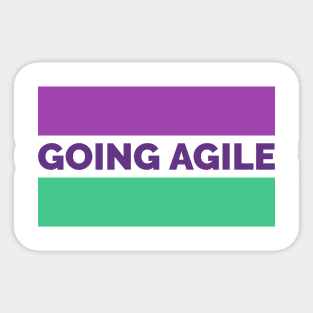 Let's Go Agile Sticker